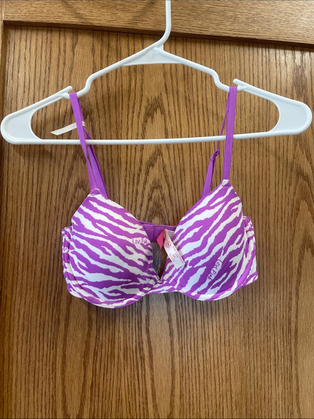 Purple Zebra Print T-Shirt Bra - Victoria’s Secret Brand